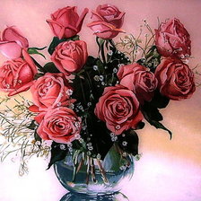 Схема вышивки «Розы»