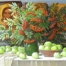 Схема вышивки «яблочный спас»