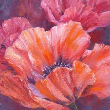 Схема вышивки «Мак»