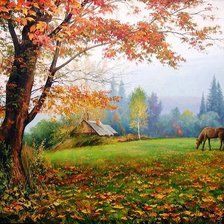 Схема вышивки «Осень»