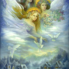 Схема вышивки «Ангелы»