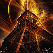 Схема вышивки «эйфелевая башня»