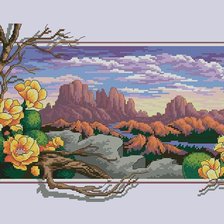 Схема вышивки «природа»