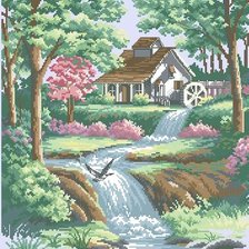 Схема вышивки «природа»