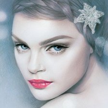 Схема вышивки «Красота женщины»