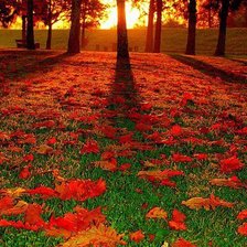 Схема вышивки «осень»