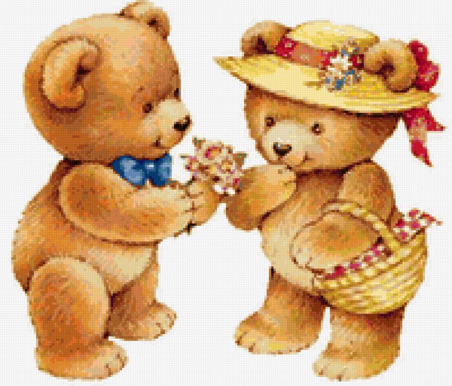 детская серия - мишки, звери - предпросмотр