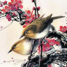 Схема вышивки «Птицы»