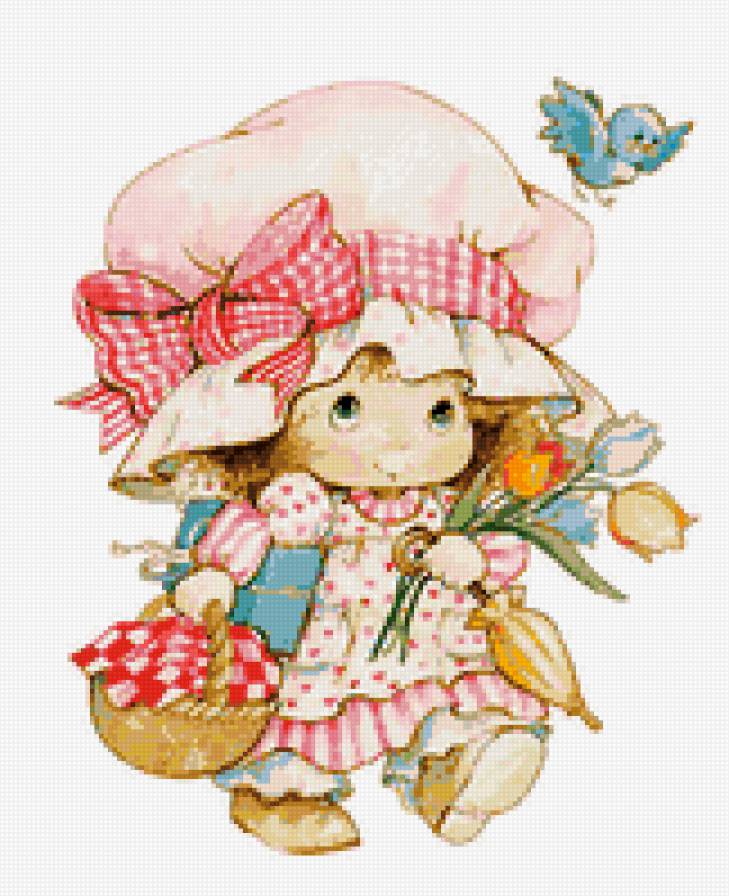 детская серия - цветы, девочка, дети - предпросмотр