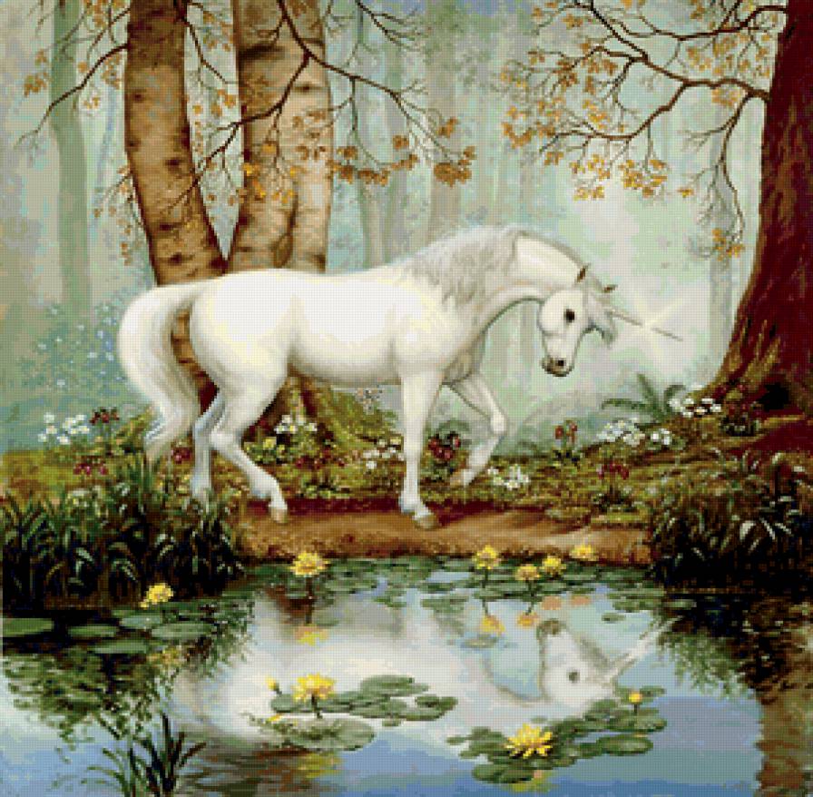 единорог - животные, единорог - предпросмотр