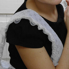 Схема вышивки «школьница»