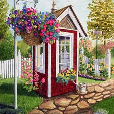 Схема вышивки «Серия "Пейзажи"»