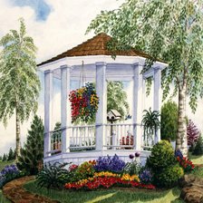 Схема вышивки «Серия "Пейзажи"»