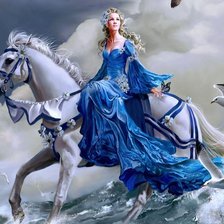 Схема вышивки «Море»