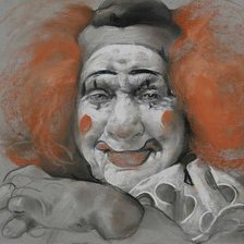 Схема вышивки «клоун»