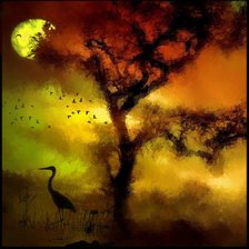 Схема вышивки «ночь»