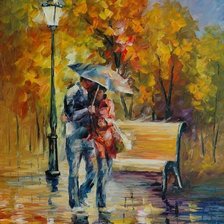 Схема вышивки «Под одним зонтом»