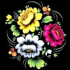 Схема вышивки «Розы»