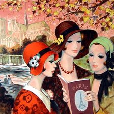 Схема вышивки «Ретро»