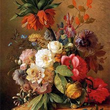 Схема вышивки «Натюрморт цветы»