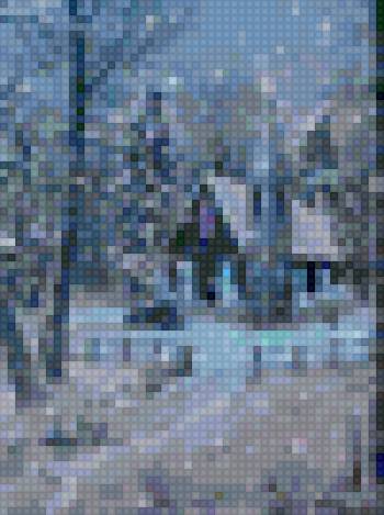 Зимний домик - предпросмотр