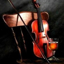 Схема вышивки «Скрипка»