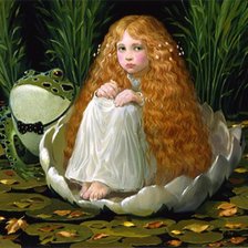 Схема вышивки «дюймовочка»