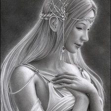 Схема вышивки «нимфа»