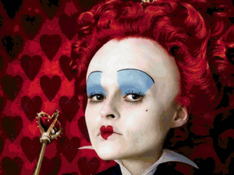 красная королева - сказка, алиса в стране чудес - предпросмотр