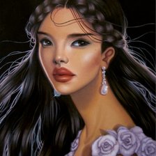 Схема вышивки «Женский образ»