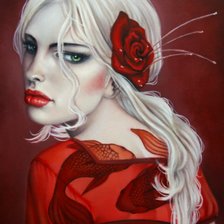 Схема вышивки «Женский образ»