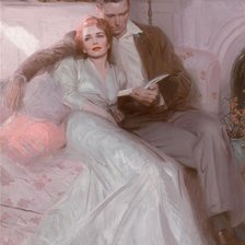 Схема вышивки «Теплый вечер»