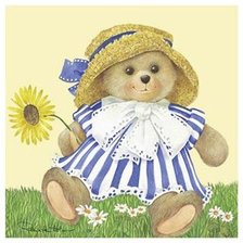 Схема вышивки «Мишка»