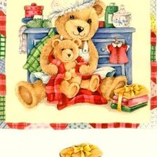 Схема вышивки «Мишка»