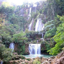 Схема вышивки «водопад»