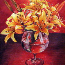 Схема вышивки «Лилии»