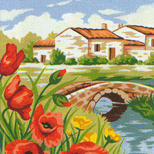 Схема вышивки «Маки»