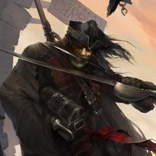 Схема вышивки «пират»