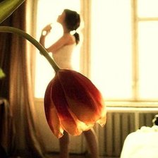 Схема вышивки «Девушка»