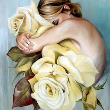 Схема вышивки «Красота женщины»