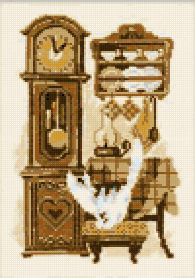 Кот лакомка - кошки - предпросмотр