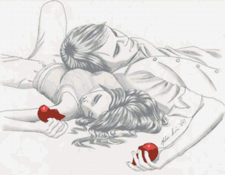 две половинки - люди, пара, влюбленные - предпросмотр