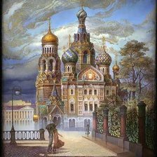 Схема вышивки «храм»