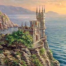 Схема вышивки «Пейзаж»