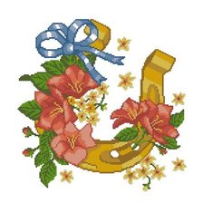 Схема вышивки «Подкова»