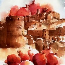 Схема вышивки «акварель»