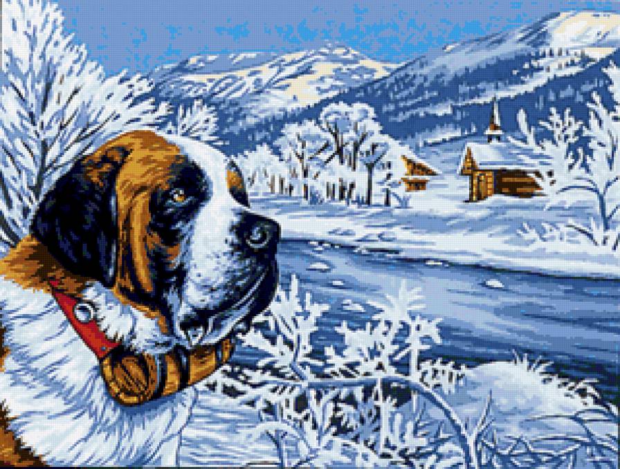 №98313 - пейзаж, животные - предпросмотр