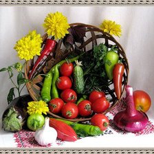 Схема вышивки «натюрморт»