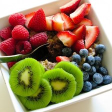 Схема вышивки «Фрукты на тарелочке»