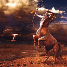 Схема вышивки «стрелец»